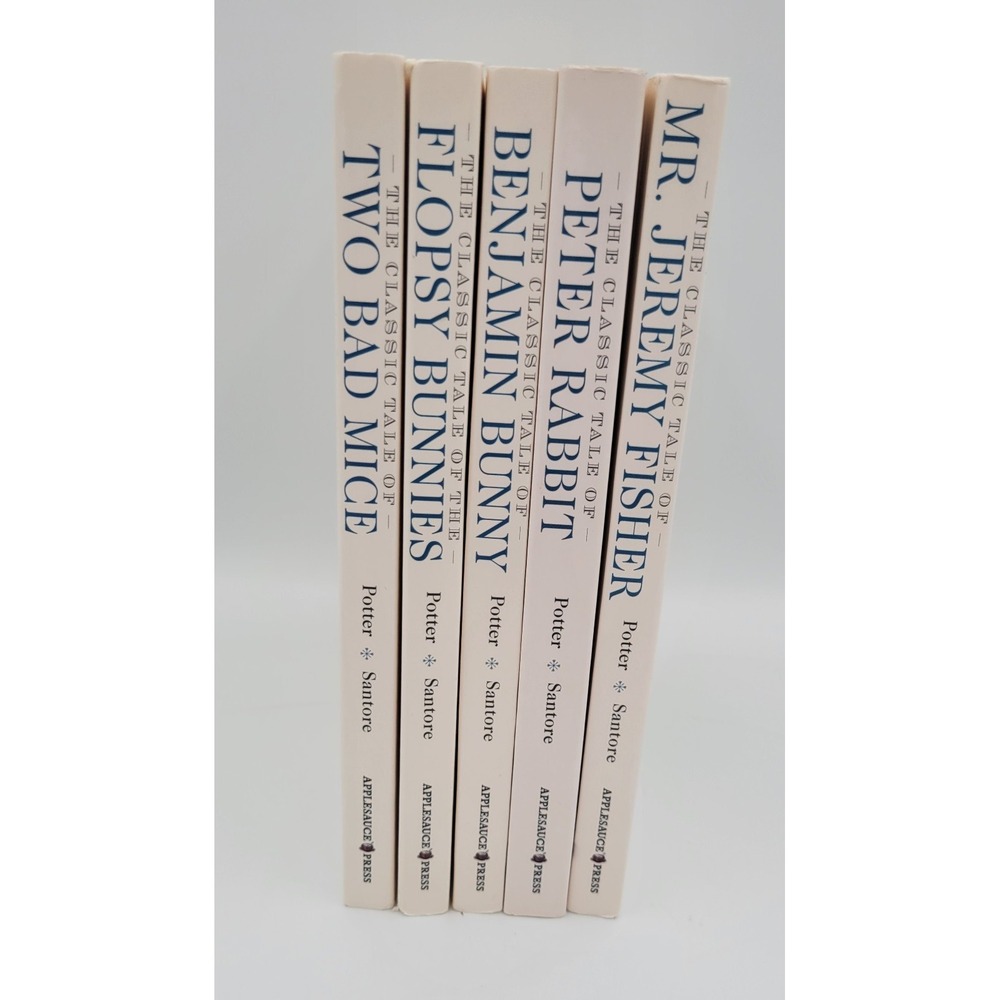 The Peter Rabbit Books Beatrix Potter 5 Book Hardcover Set Charles Santore